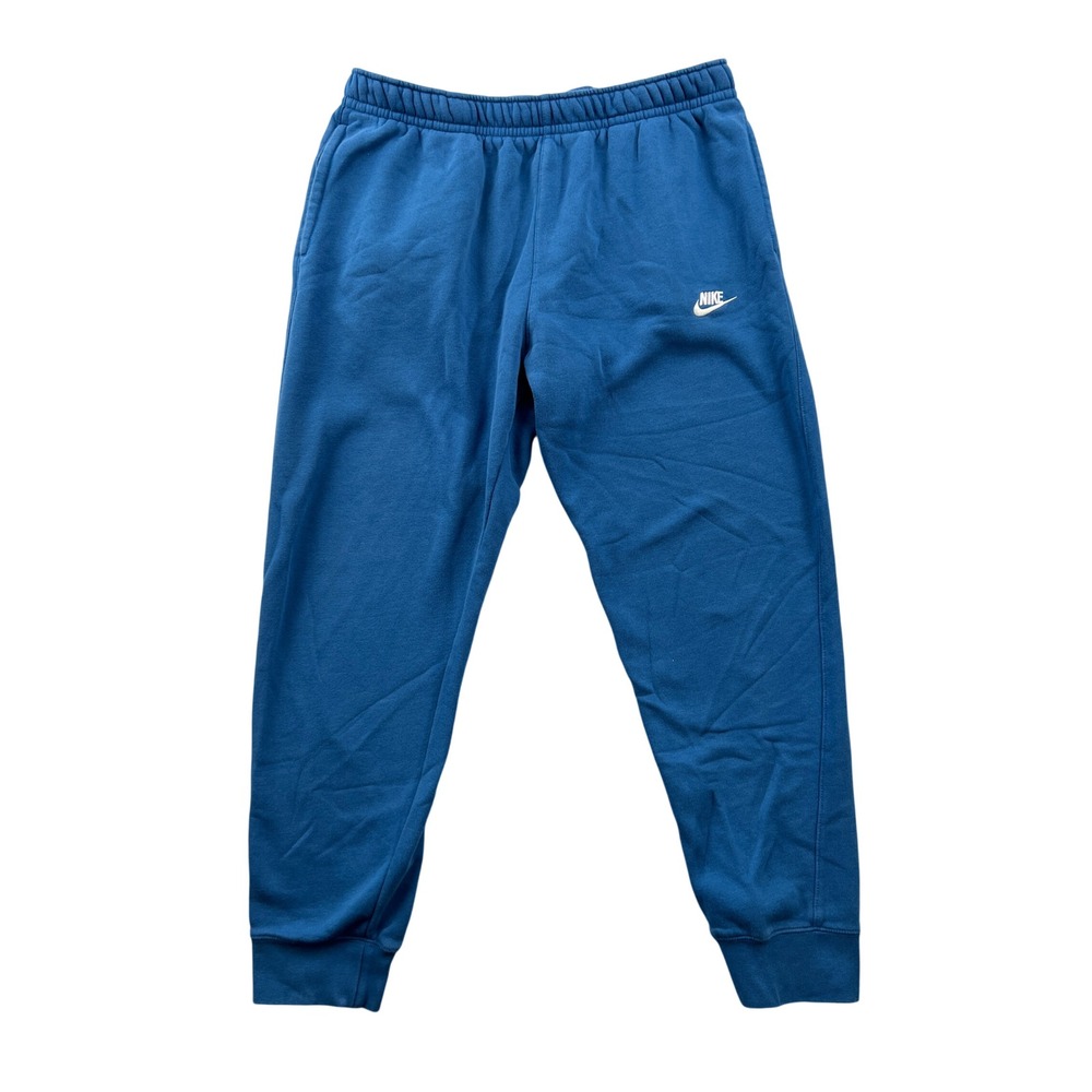 Nike Club Sportswear Fleece Jogger Sweatpants Mens XL Blue BV2671-407 Lounge Gym